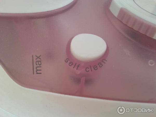 Как пользоваться функцией self clean на утюге -