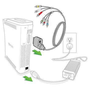 Как подключить колонки к xbox 360