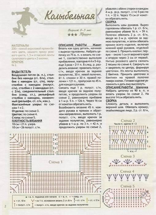 Люльки крючком из трикотажной пряжи схемы и описание