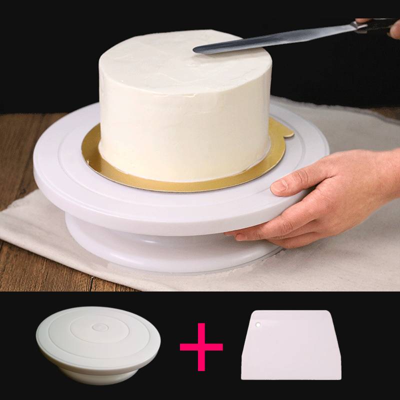 Столик для украшения тортов своими руками. поворотный стол для торта облегчит работу по украшению выпечки. чем можно заменить поворотный столик для торта