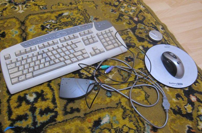 Как из беспроводной клавиатуры сделать проводную usb?