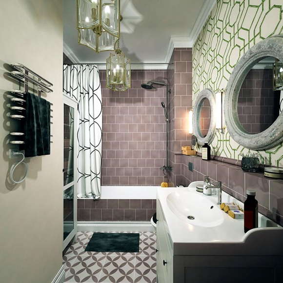 Стили интерьеров ванных комнат: современный, арт деко и т.д.