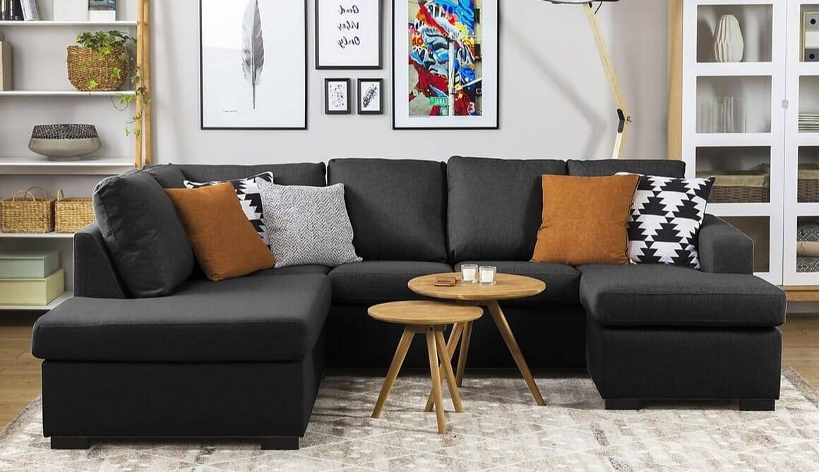 Раскладной и углововой диван в скандинавском стиле + фото