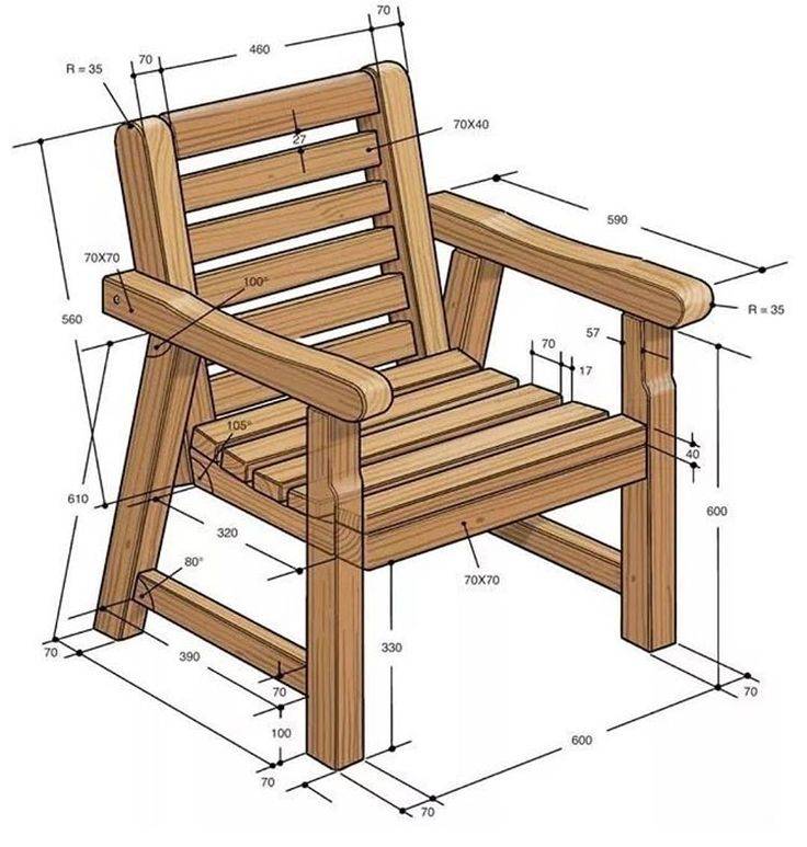 Наборный стул из дерева своими руками - сделай сам