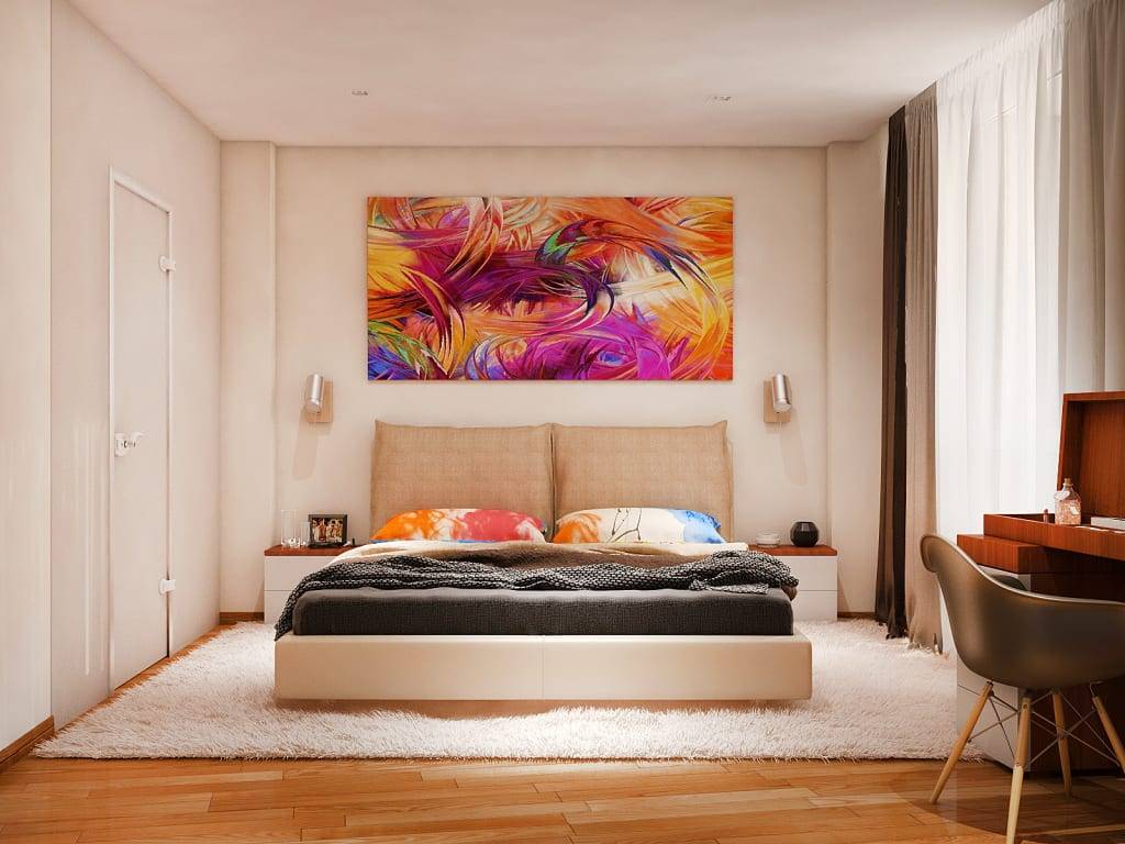 Картины для спальни (70 фото): какие можно и нельзя вешать над кроватью, модульные модели в интерьере