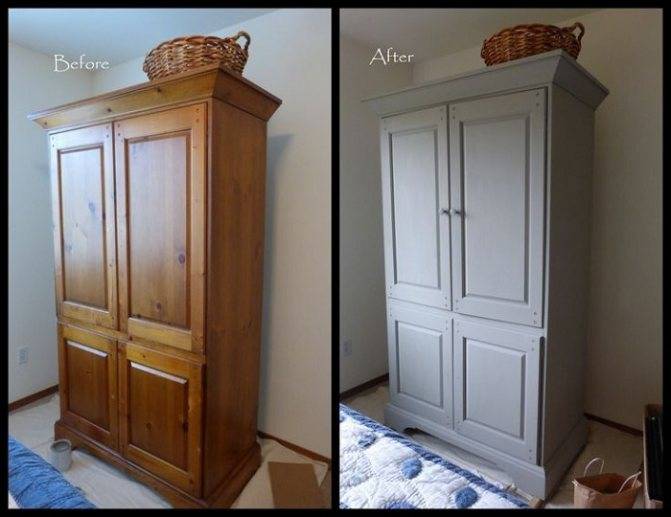 Реставрация шкафа: как обновить и отреставрировать старый шкаф своими руками в домашних условиях