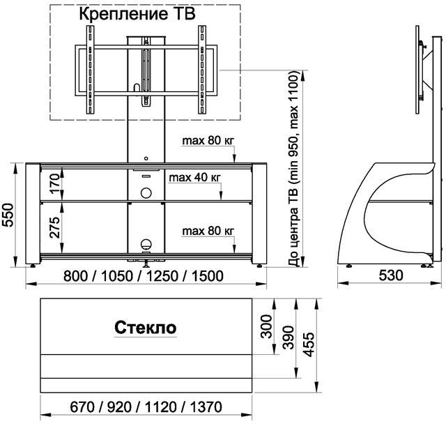 Разновидности тумбочек под телевизор, популярные формы, размеры, цвета