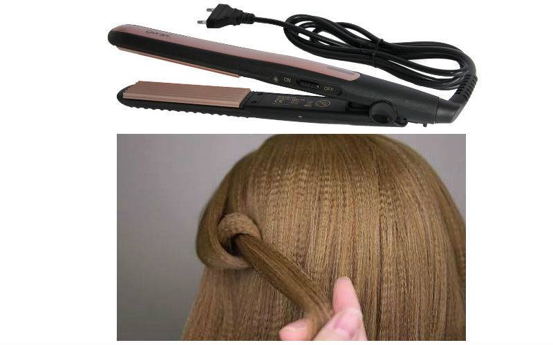 Гофре для волос: фото, как сделать гофрированные волосы в домашних условиях плойкой, утюжком или без, на короткие и длинные локоны, виды гофре — крупное и мелкое