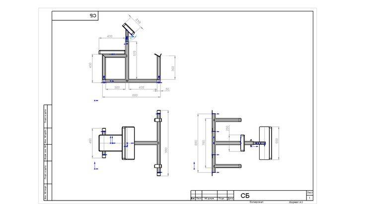 Скамья для жима складная своими руками чертежи размеры