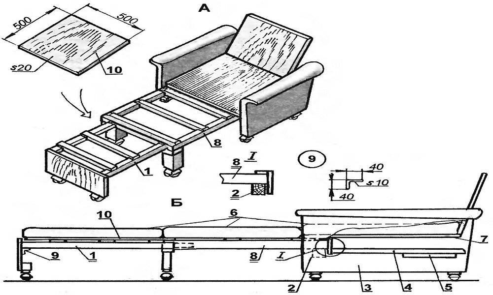 Как сделать диван своими руками, пошаговая инструкция - изготовление дивана + фото | стройсоветы