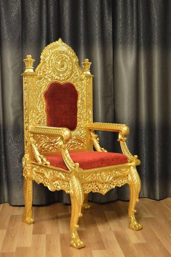 Как из стула сделать трон своими руками. кресла-троны трон для принцессы своими руками