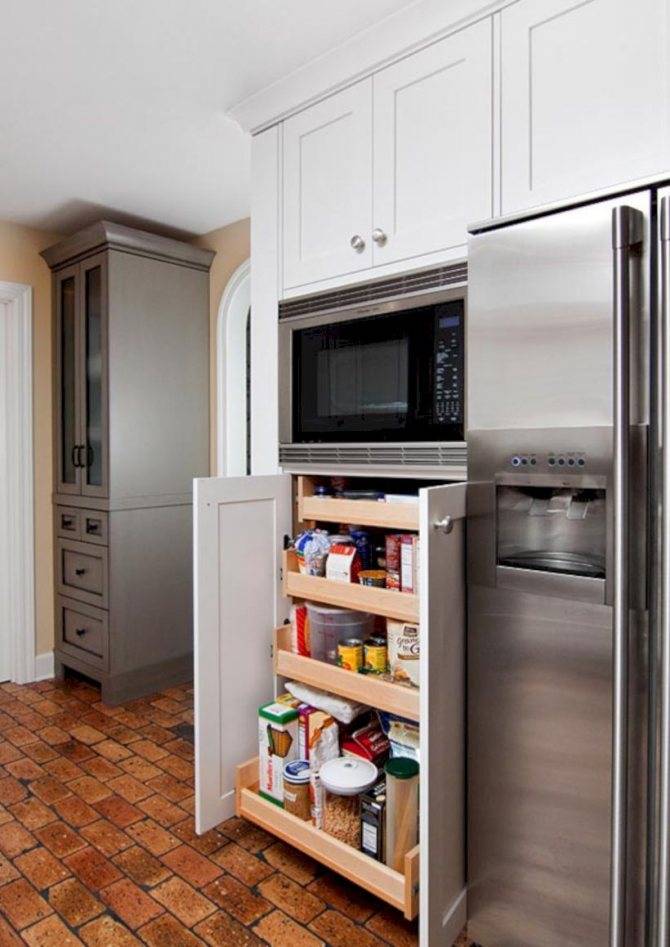 Можно ли ставить микроволновку на холодильник: экономя место?