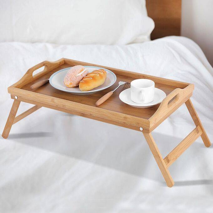 Столик для завтрака в постель своими руками: утро станет добрее
