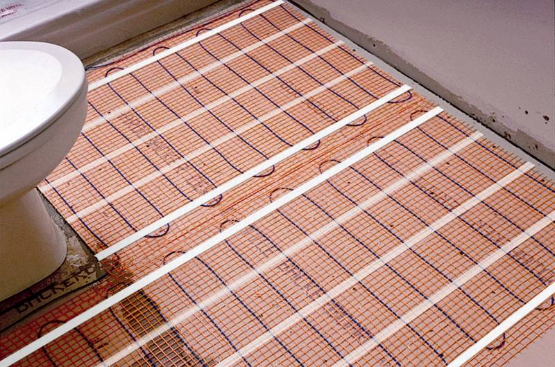 Технология укладки электрического теплого пола под плитку – нюансы монтажа