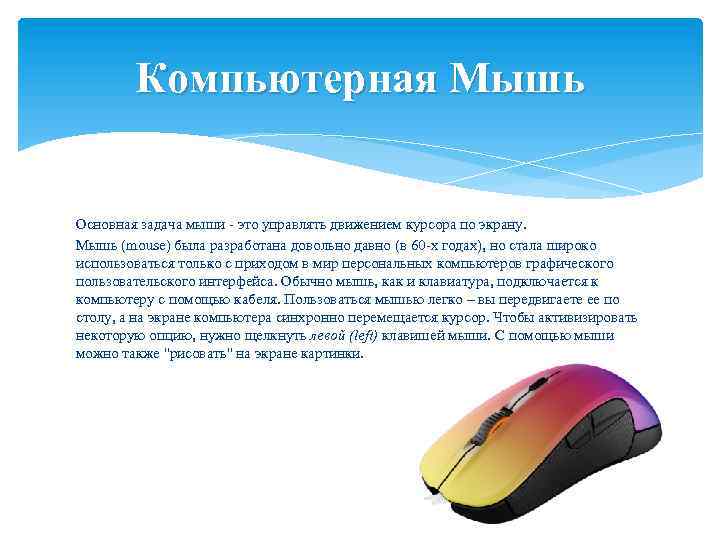 Как менялась компьютерная мышь: от куска дерева до беспроводных технологий