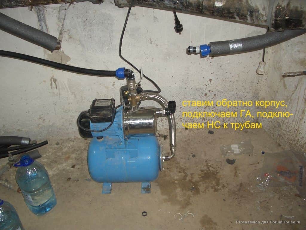 Насосная станция стала работать рывками: что делать, устранение причины