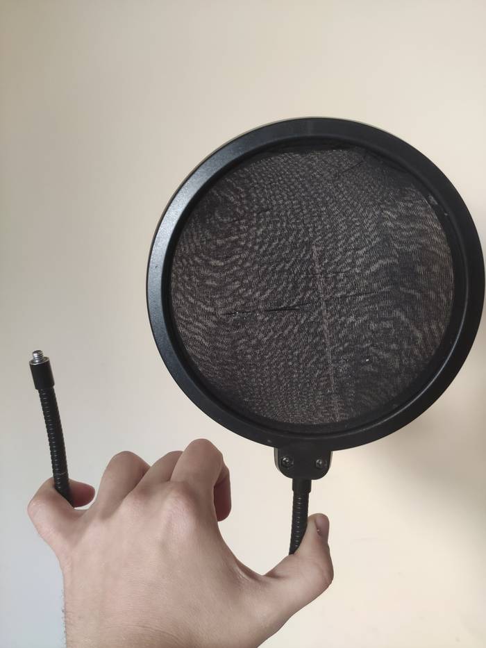 Поп-фильтр для микрофона своими руками: простая инструкция