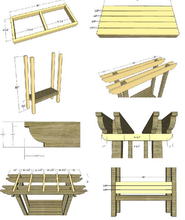 Как сделать скамейку — варианты скамеек от самых простых до уникальных смотрите в обзоре с фото и видео!