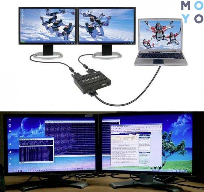 Подключение двух мониторов к одному компьютеру и их настройка