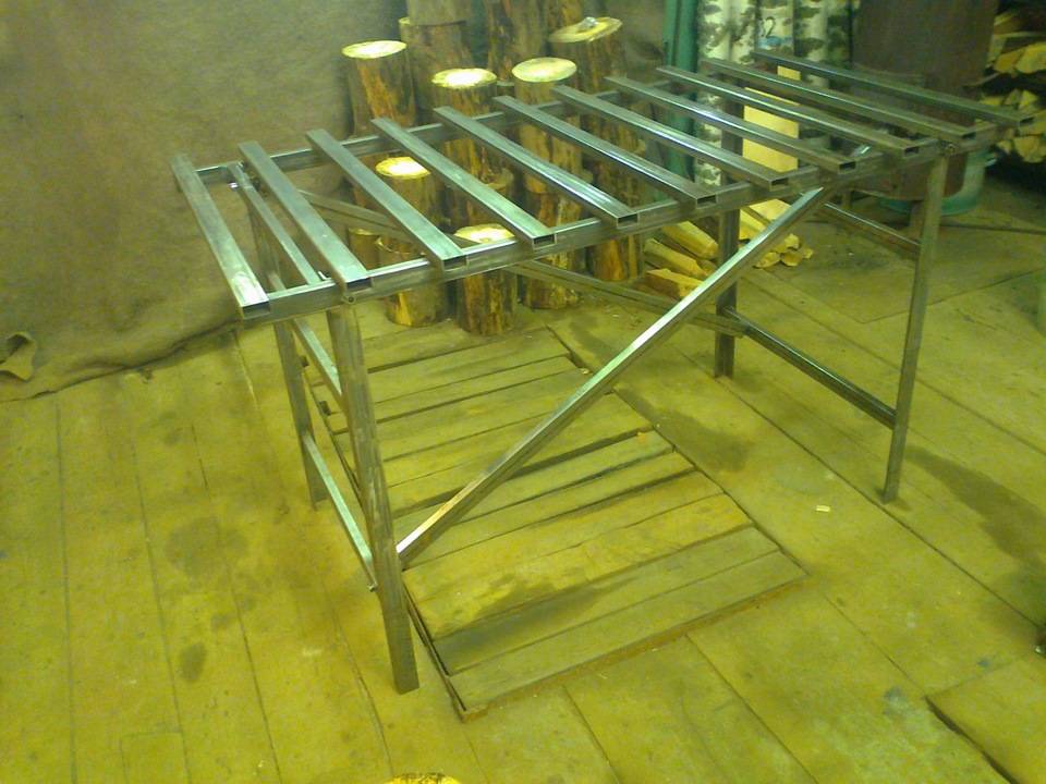 Стол из металла своими руками: проекты металлических столов с пошаговыми фото