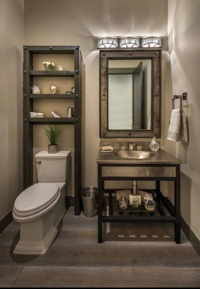 Интерьер туалета без ванны: как организовать пространство, советы и фото-примеры