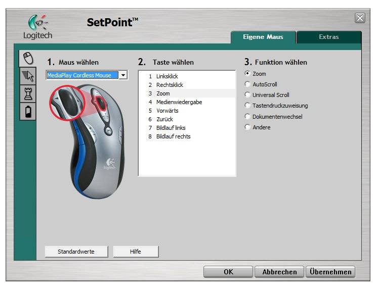Кнопки мыши программы. Logitech MEDIAPLAY Cordless Mouse. Logitech setpoint. Программа для мышки Logitech. Настройка параметров мыши и клавиатуры.