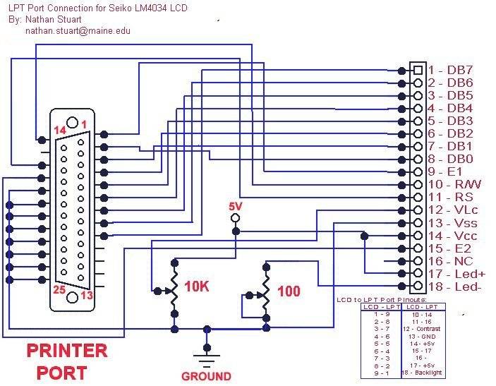 Usb lpt переходник схема