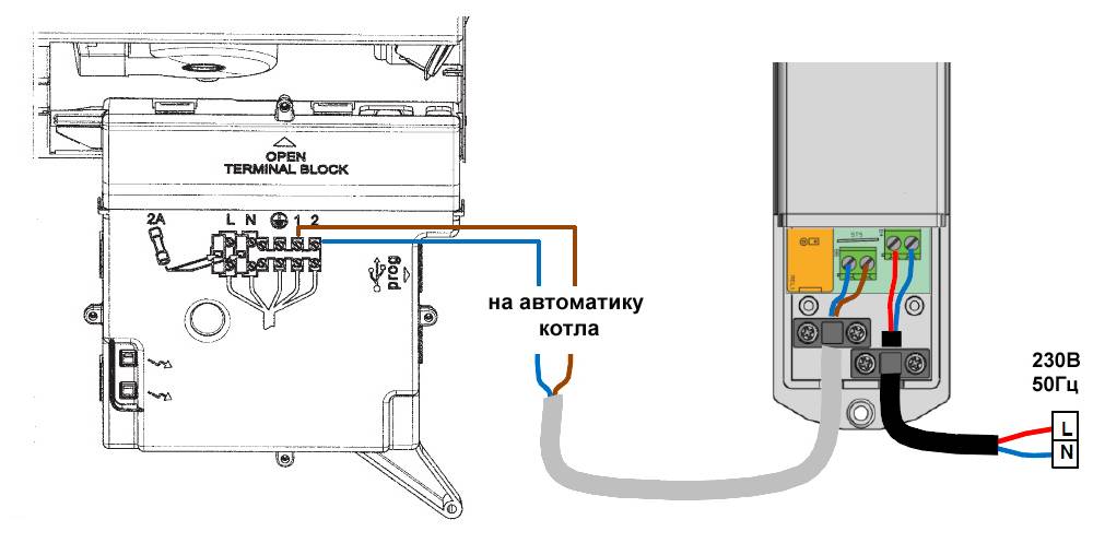 Как подключить термостат к газовому котлу — правила и схемы установки