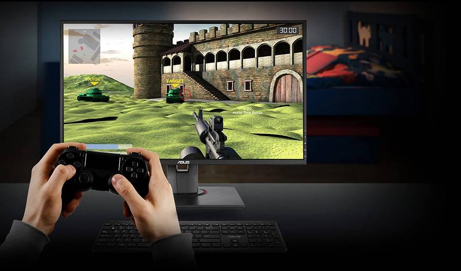 отклик монитора для игр. время отклика. компьютерное место asus с монитором. Viewsonic lcd 27" vx2718-p-mhd. отклик монитора.