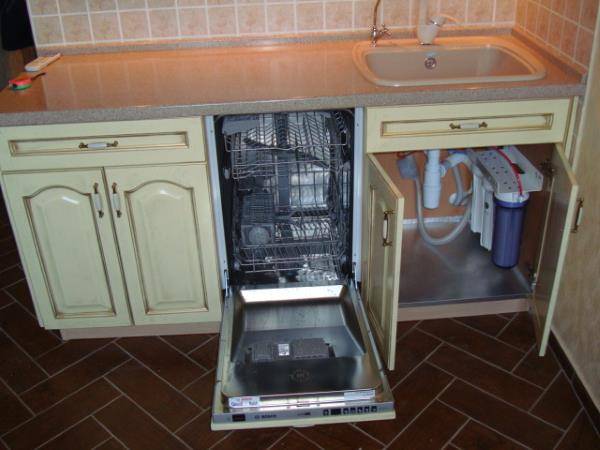 Не встраиваемая посудомойка в шкафу - критерии выбора, советы по установке