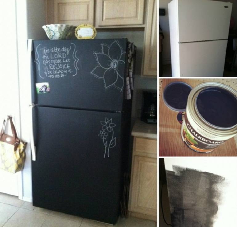 Как и чем можно в домашних условиях покрасить холодильник своими руками