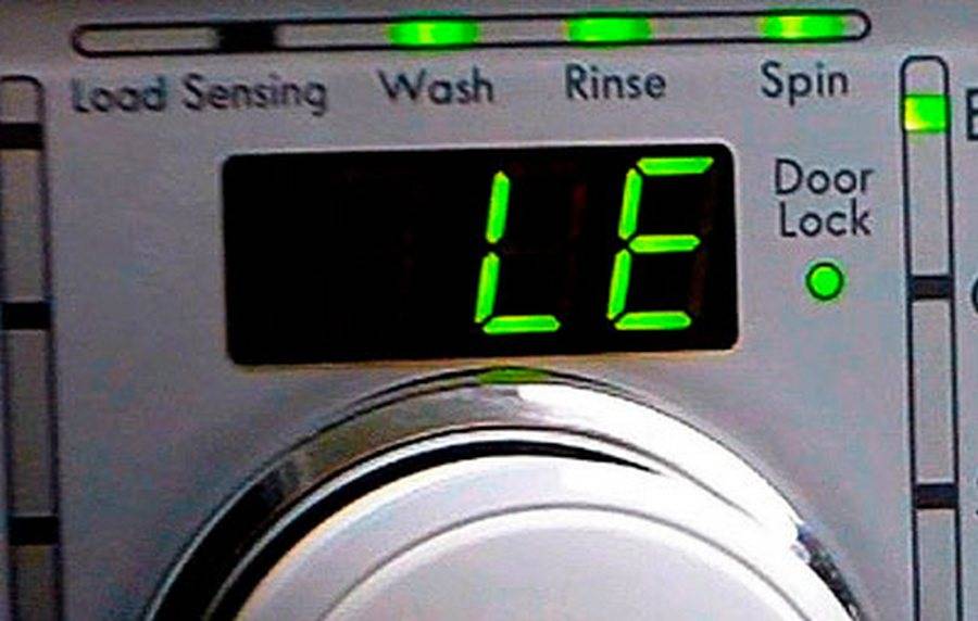 Ошибка ue, oe, de и другие на стиральной машине lg: что значат эти ошибки