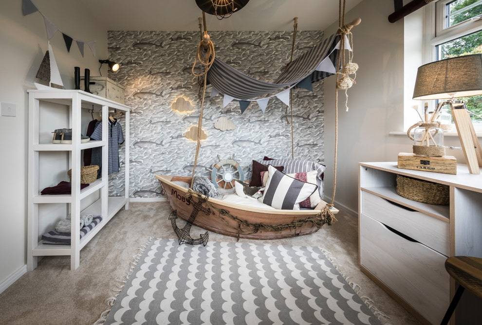 Свежо и оригинально: как оформить спальню в морском стиле (+89 фото)
