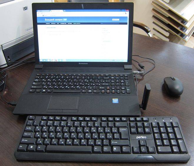 Как соединить проводную или беспроводную клавиатуру с ноутбуком