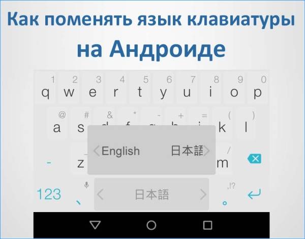 Как поменять язык на клавиатуре в андроид смартфоне