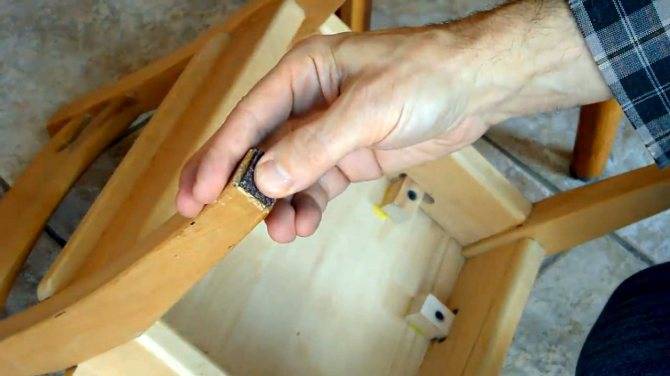 Чем склеить деревянный стул; какой клей использовать