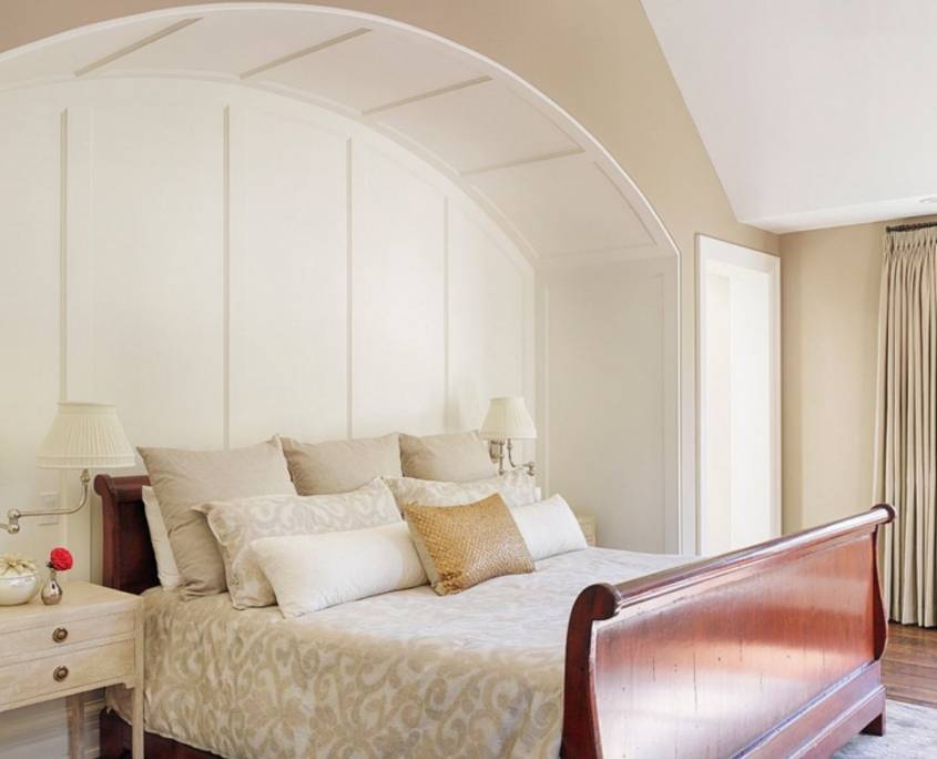 Ниша в стене для кровати: как называется гипсокартон в спальне над кроватью, особенности и виды