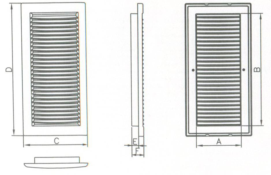 Типы вентиляционных решеток: чем различаются вентиляционные решетки
