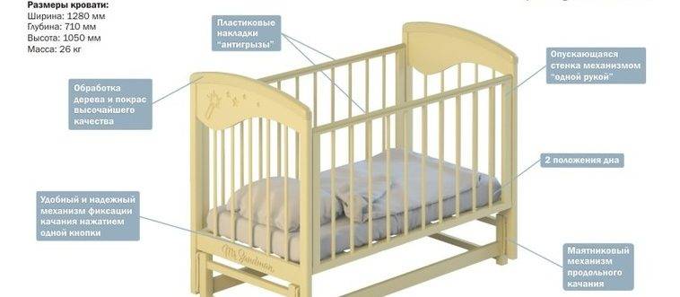 Виды детских кроватей с маятником. инструкция, как собрать такую мебель