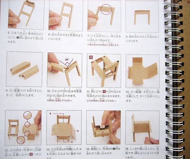 Мебель из картона своими руками, ее выкройки, схемы и важные советы