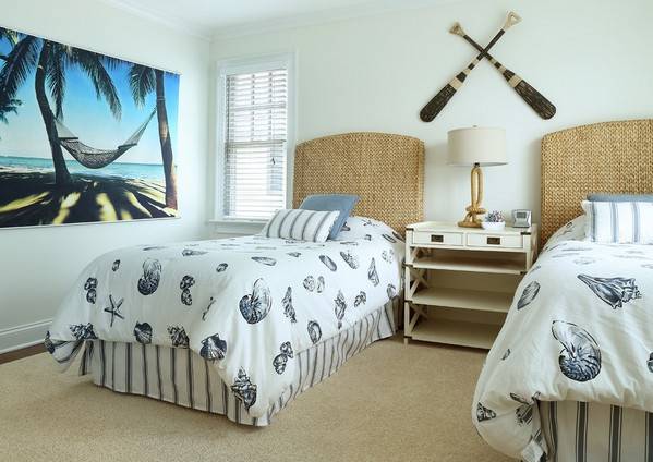 Дизайн спальни в морском стиле. фото интерьера. правильное оформление такой спальни