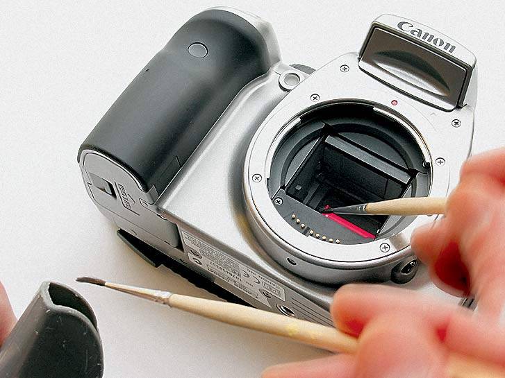Как почистить матрицу фотоаппарата