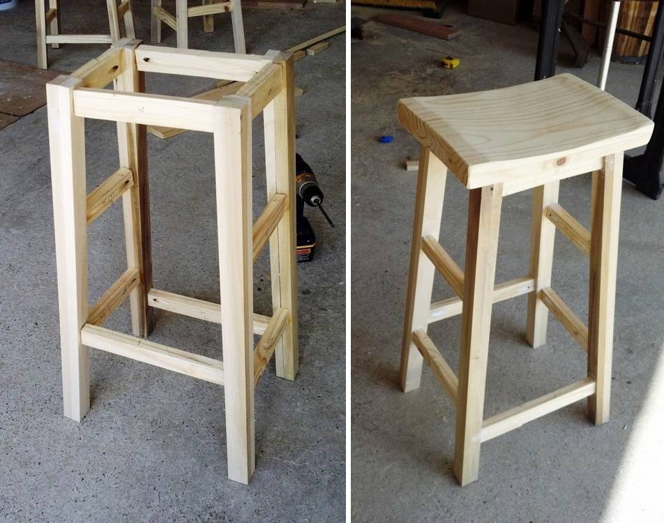 Как сделать барные стулья своими руками? :: syl.ru