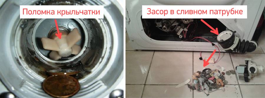 Что делать, если стиральная машина набирает воду для стирки и сразу сливает ее
