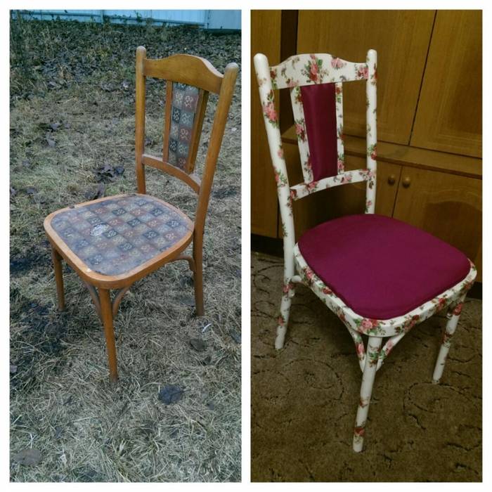 Как отреставрировать старый стул своими руками