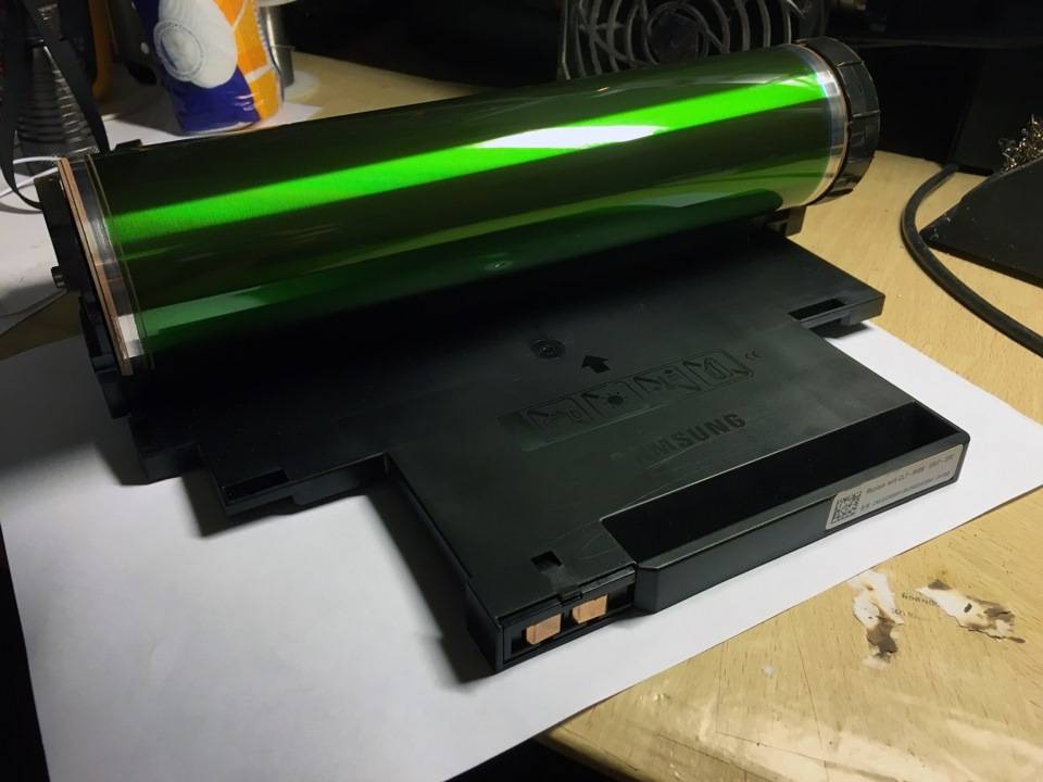 Как почистить фотобарабан лазерного принтера своими руками: пошагово