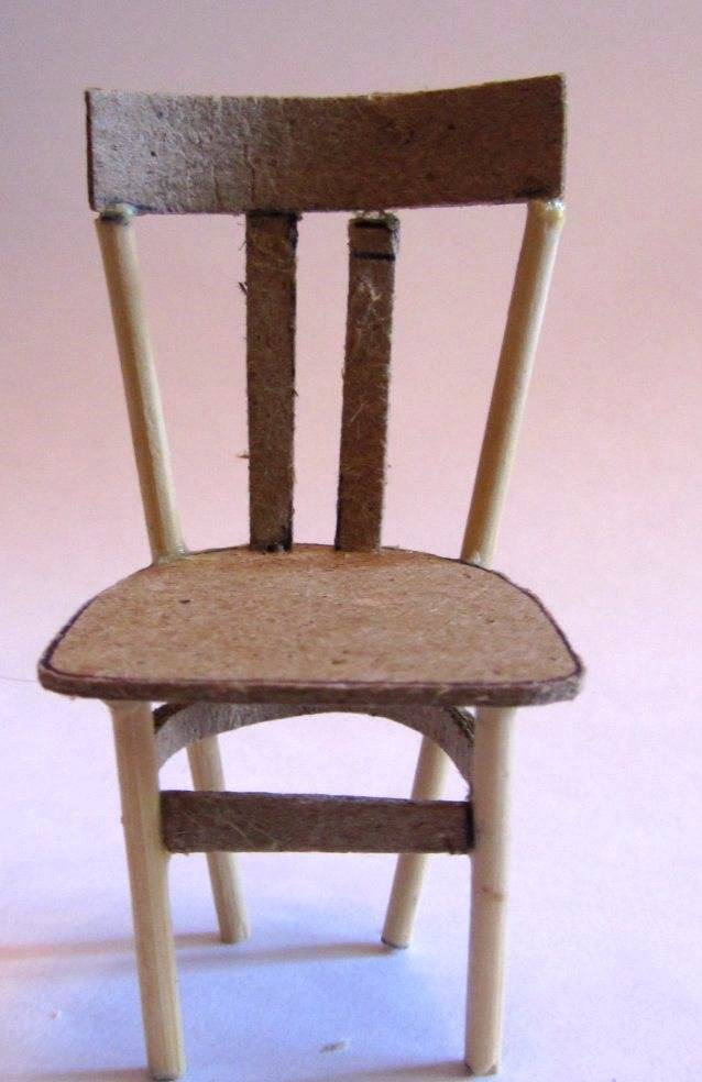 Как сделать из бумаги кресло. стул из бумаги. мебель из картонной коробки