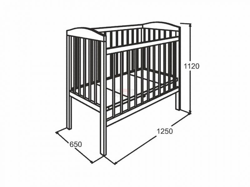 Размер детской кроватки