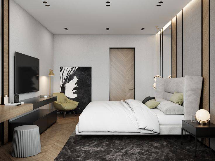 Спальни в стиле минимализм особенности интерьера