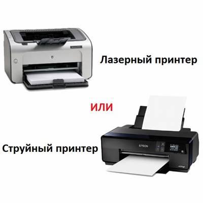 Какой принтер лучше: лазерный или струйный?